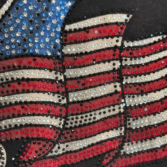 Affliction Black Label Men's Bonded by Pride Rhinestone T-Shirt Size Small - Picture 14 of 14